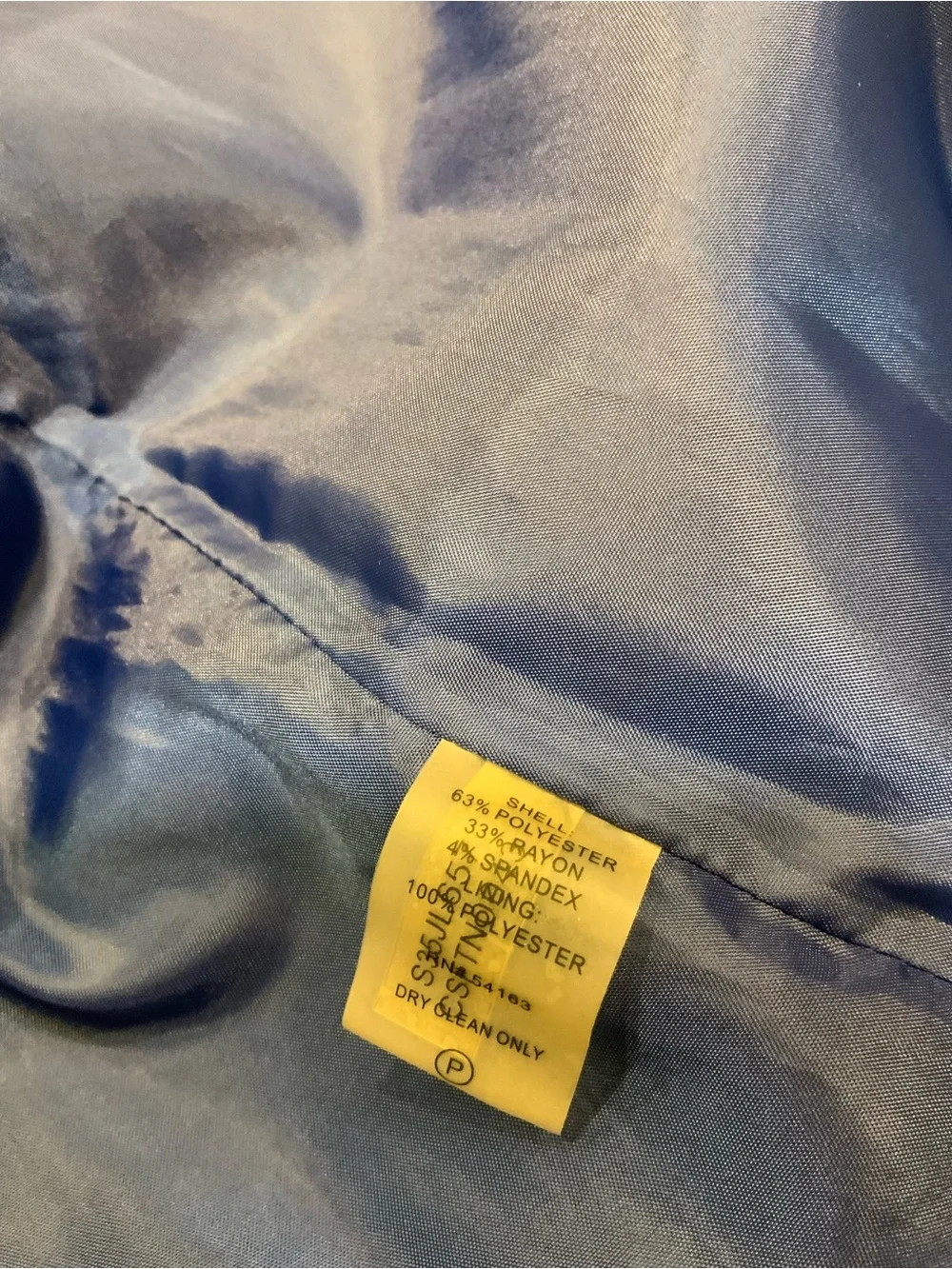 Calvin Klein Cobalt Blue Zip-Front Jacket & Skirt Set